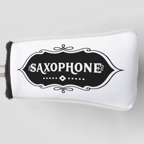 Saxophone Emblem Golf Head Cover