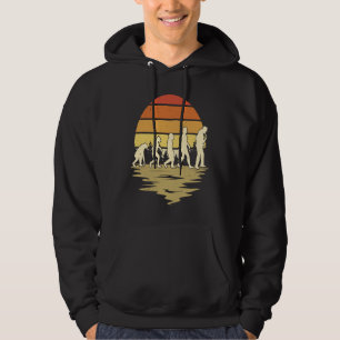 Saxophone Evolution Retro Saxophone Player Saxopho Hoodie