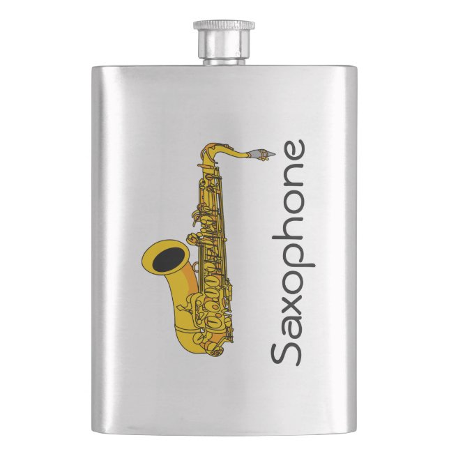 Saxophone Flask (Front)