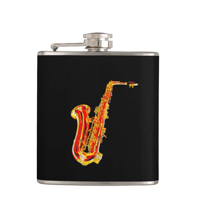 Saxophone Flask (Front)
