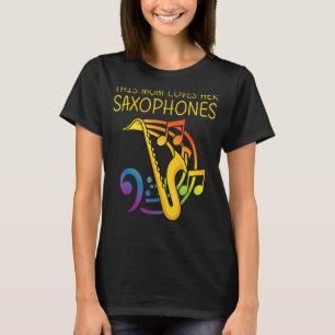 Saxophone For Mom Women Reed Instrument T-Shirt