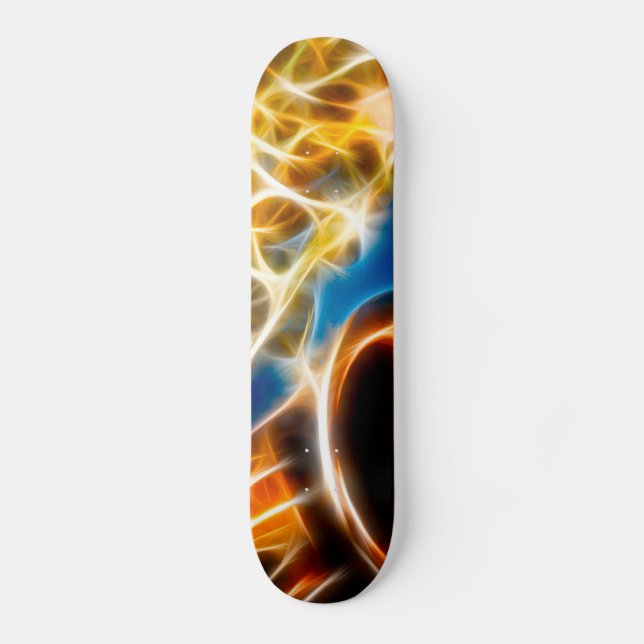 Saxophone - Fractal Skateboard Deck (Front)