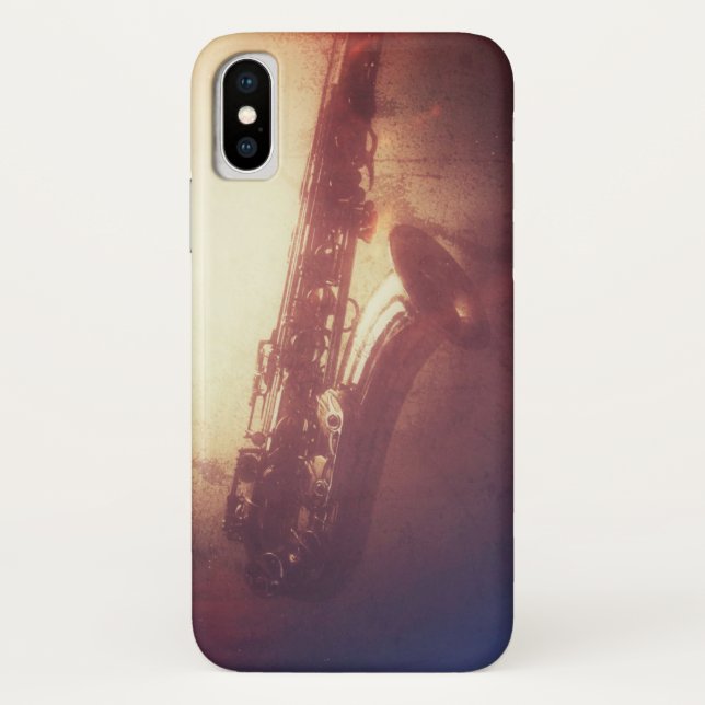 SAXOPHONE FUNKY JAZZ IPHONE CASE (Back)