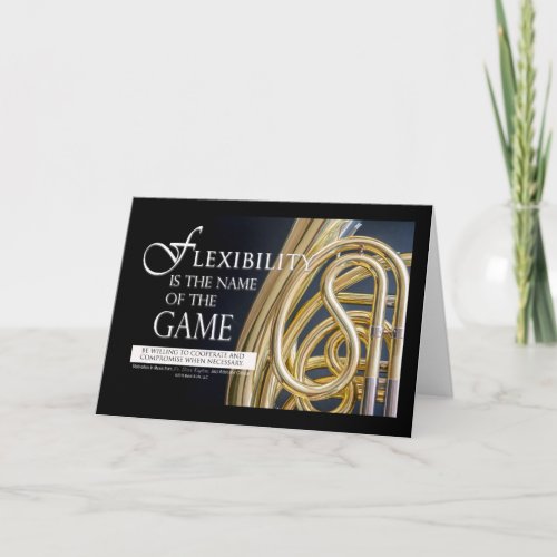 Saxophone Gift Ideas _ Motivational Music Success Card