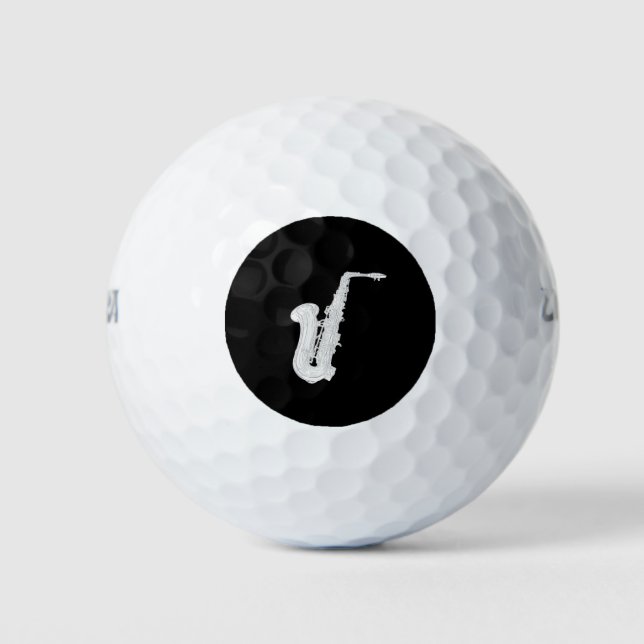 Saxophone Golf Balls (Front)