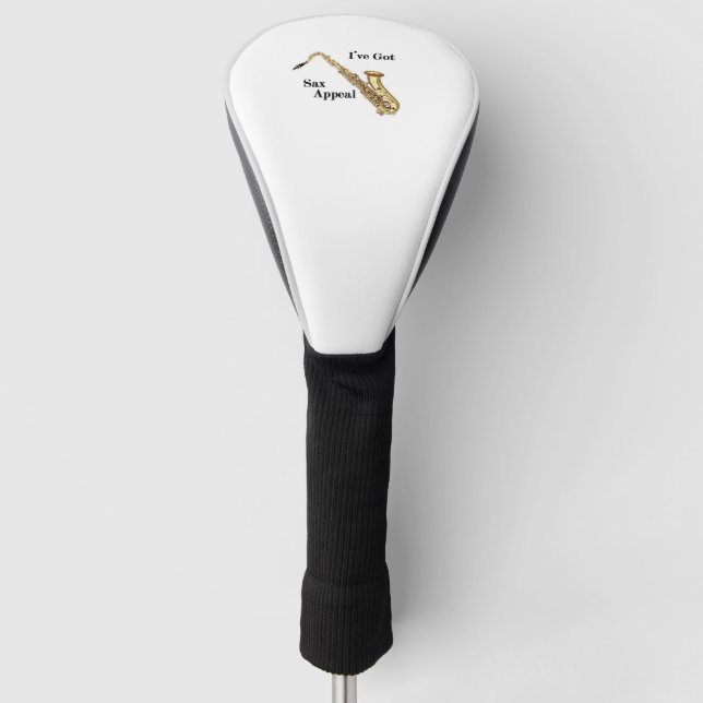 Saxophone Golf Head Cover (Front)