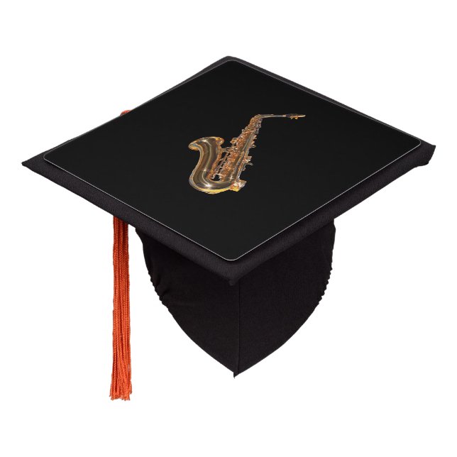 Saxophone Graduation Cap Topper (Angled)