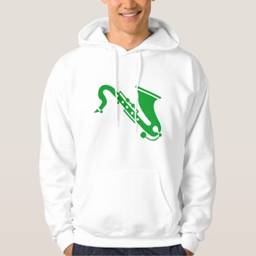 Saxophone _ Grass Green Hoodie