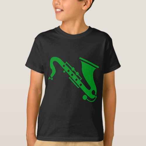 Saxophone _ Grass Green T_Shirt