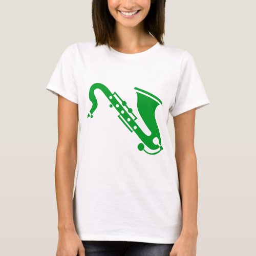 Saxophone _ Grass Green T_Shirt