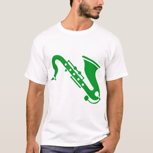 Saxophone _ Grass Green T_Shirt