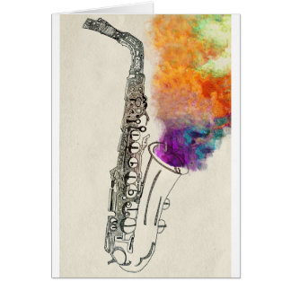 Saxophone Healing Cards