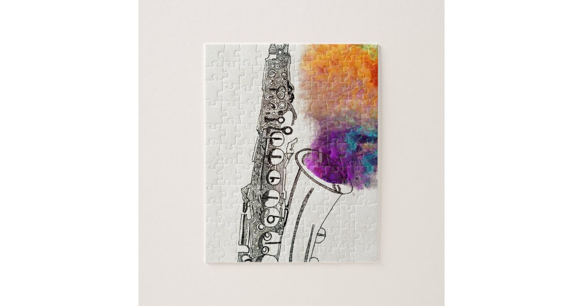 Saxophone Healing Jigsaw Puzzle Zazzle