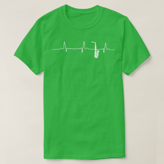 saxophone heartbeat T-Shirt (Design Front)