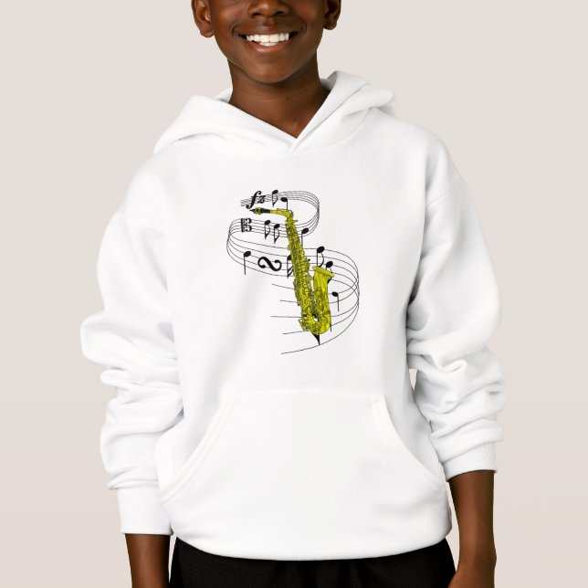 Saxophone Hoodie (Front)