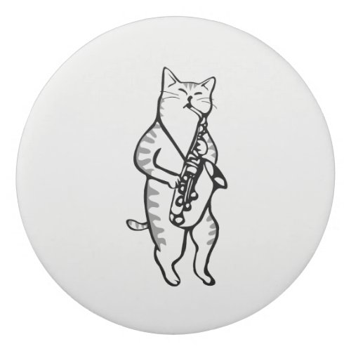 Saxophone Instrument Music Jazz Cat Golf Balls Eraser