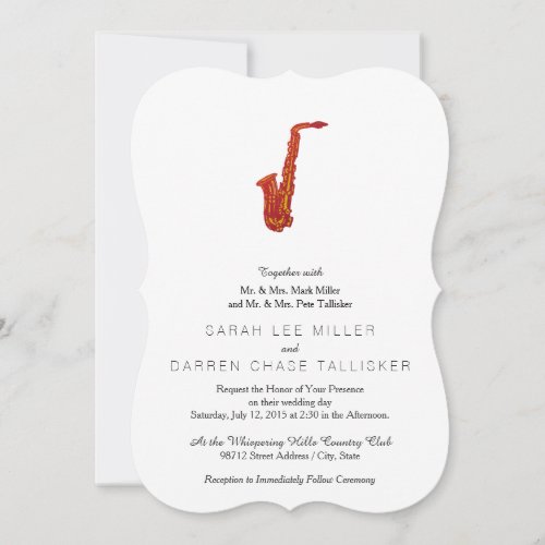 Saxophone Invitation