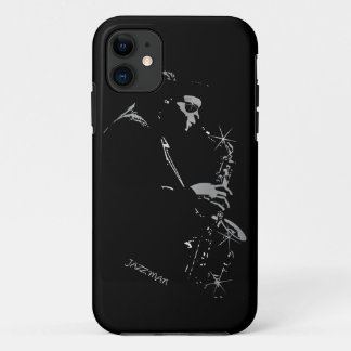 Saxophone Jazz Player Art Design iPhone 11 Case