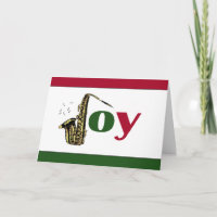 Saxophone Joy Red Green White