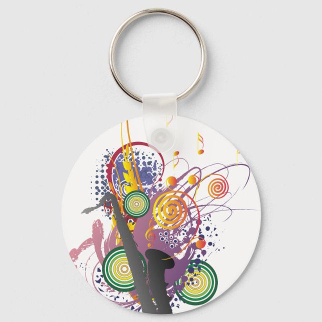saxophone keychain (Front)