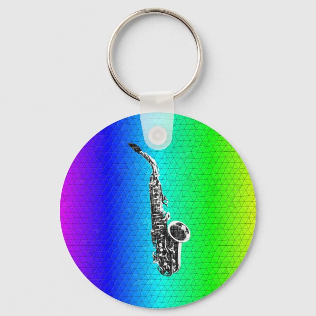 Saxophone Keychain (Front)