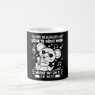 Saxophone Koala Jazz Saxophone Player Coffee Mug
