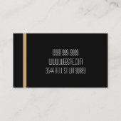 Saxophone Lessons, Music, Instrument Business Card (Back)