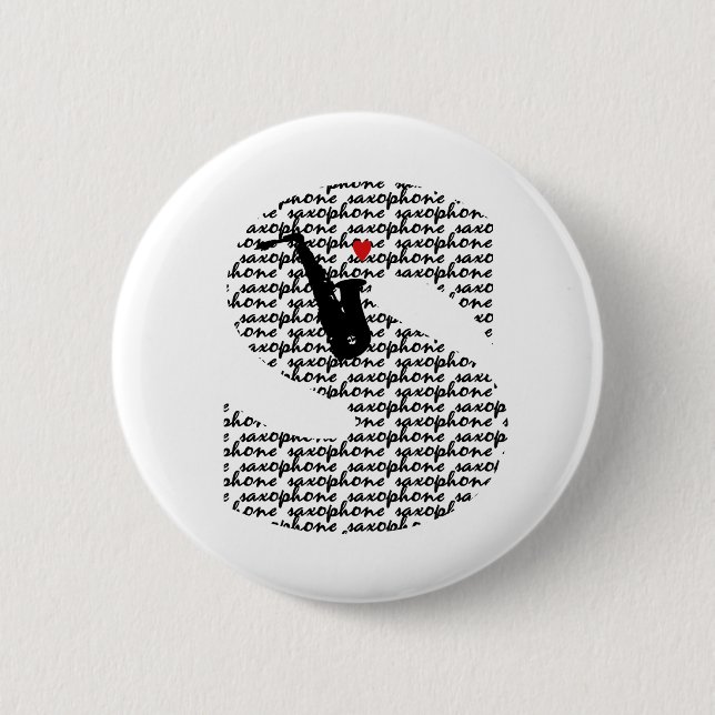 Saxophone Letter S Button (Front)