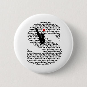Saxophone Letter S Button