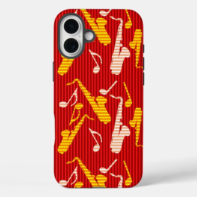 Saxophone Lines  Case-Mate iPhone Case (Back)