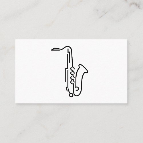 Saxophone Logo _ Business Card