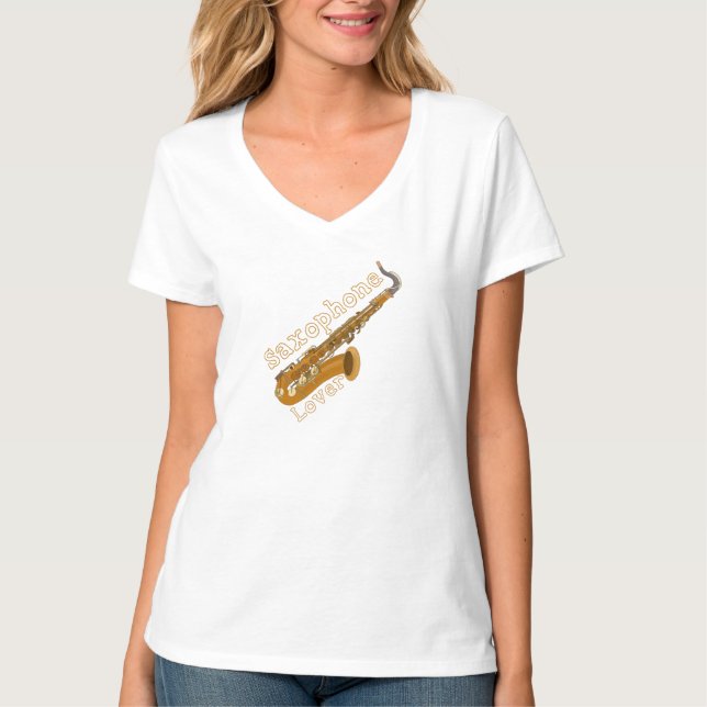 Saxophone Lover T-Shirt (Front)