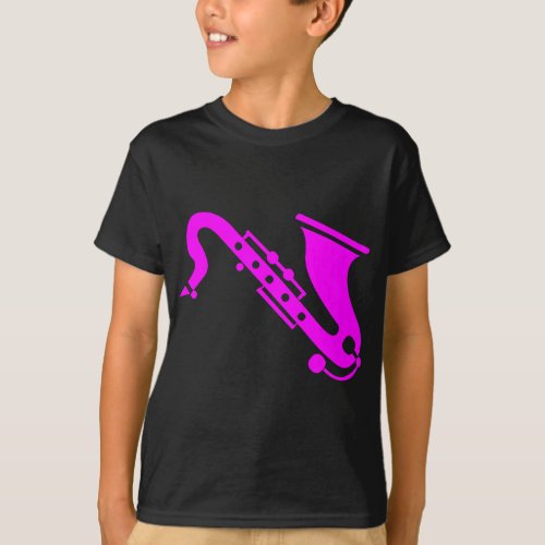 Saxophone _ magenta T_Shirt