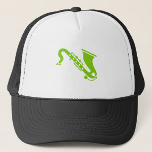 Saxophone - Martian Green Trucker Hat