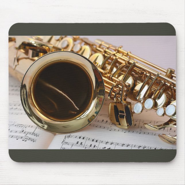 Saxophone Mouse Pad (Front)