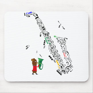 saxophone mouse pad
