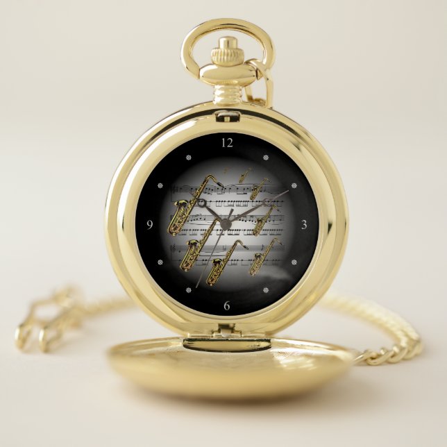Saxophone ~ Music ~ La musique ~ Música ~ Musik ~ Pocket Watch (Inside)