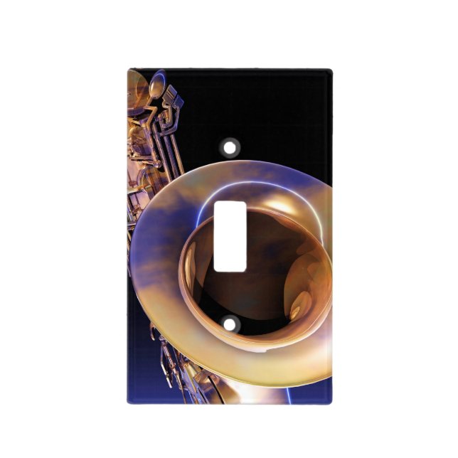 Saxophone Music Light Switch Cover (Front)