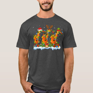 Saxophone Music Lover Matching Santa Hat Saxophone T-Shirt