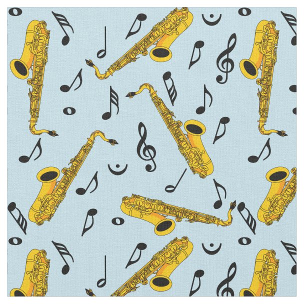 Saxophone Fabric