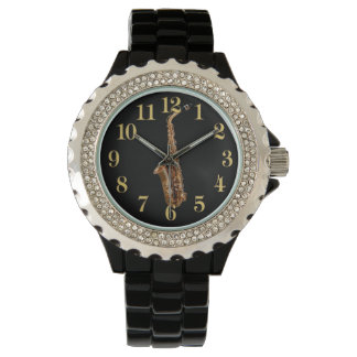 Saxophone Music-Themed Musician's Gift Watch