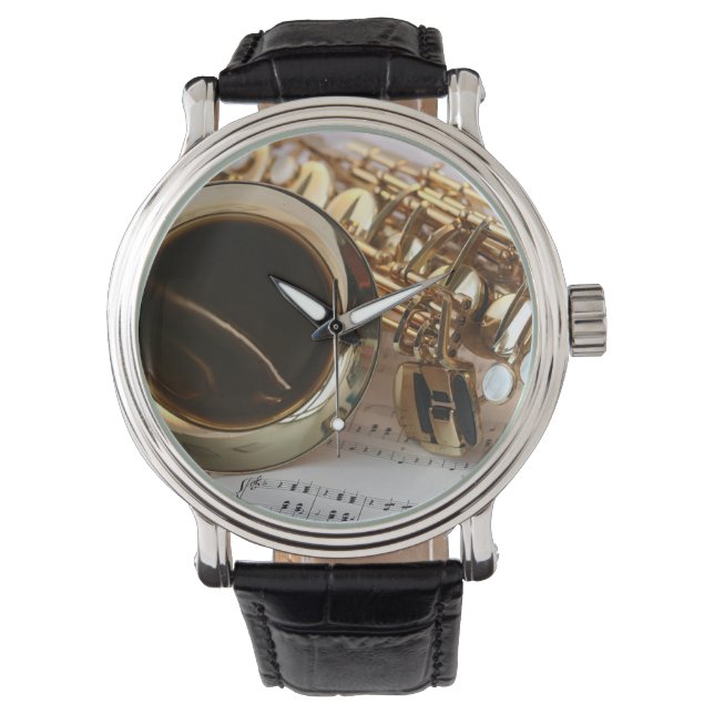 Saxophone Music Watch (Front)