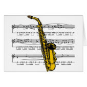Saxophone musical 13 B (Front Horizontal)