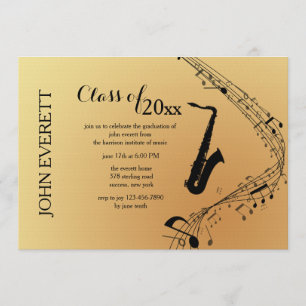 Music Invitations & Invitation Templates | Zazzle