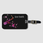 Saxophone Name Brass Instrument Case Luggage Tag at Zazzle