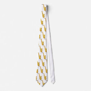 Saxophone Neck Tie