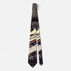 Saxophone on Wall Neck Tie