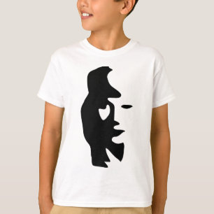 Saxophone Or Woman Optical Illusion T-Shirt