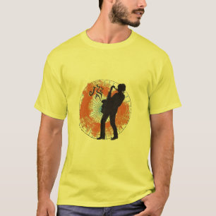 saxophone orange T-Shirt