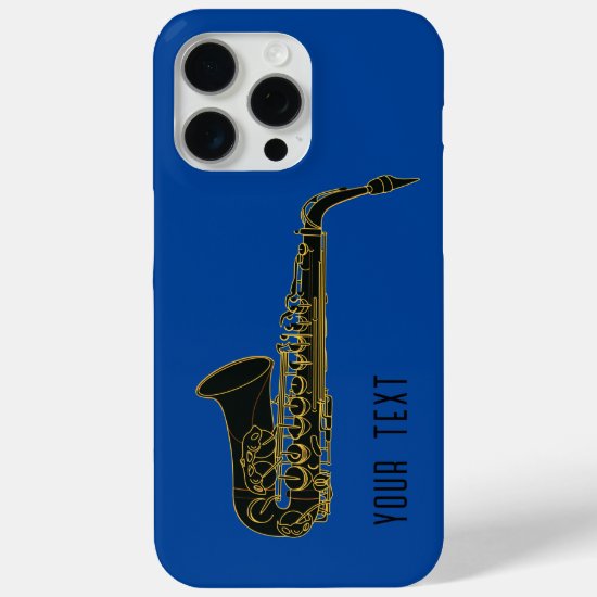 Saxophone - Personalizable  iPhone 15 Pro Max Case